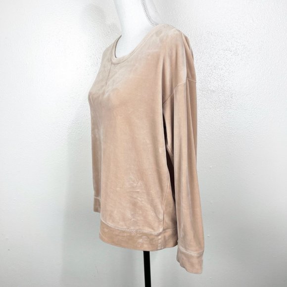 Muk Luks Velvet Velour Pullover Sweatshirt - Picture 2 of 10